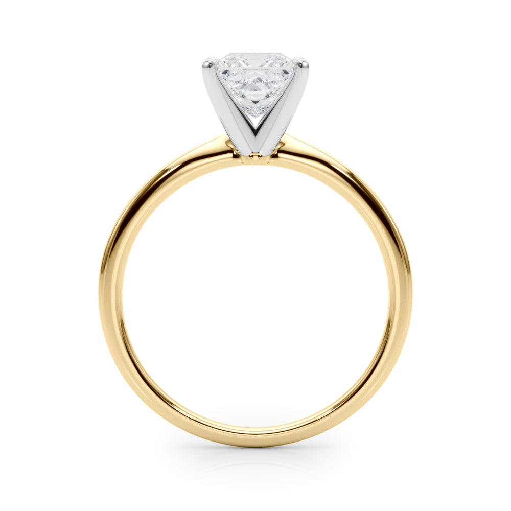 Angelica Princess Solitaire Engagement Ring-VIRABYANI